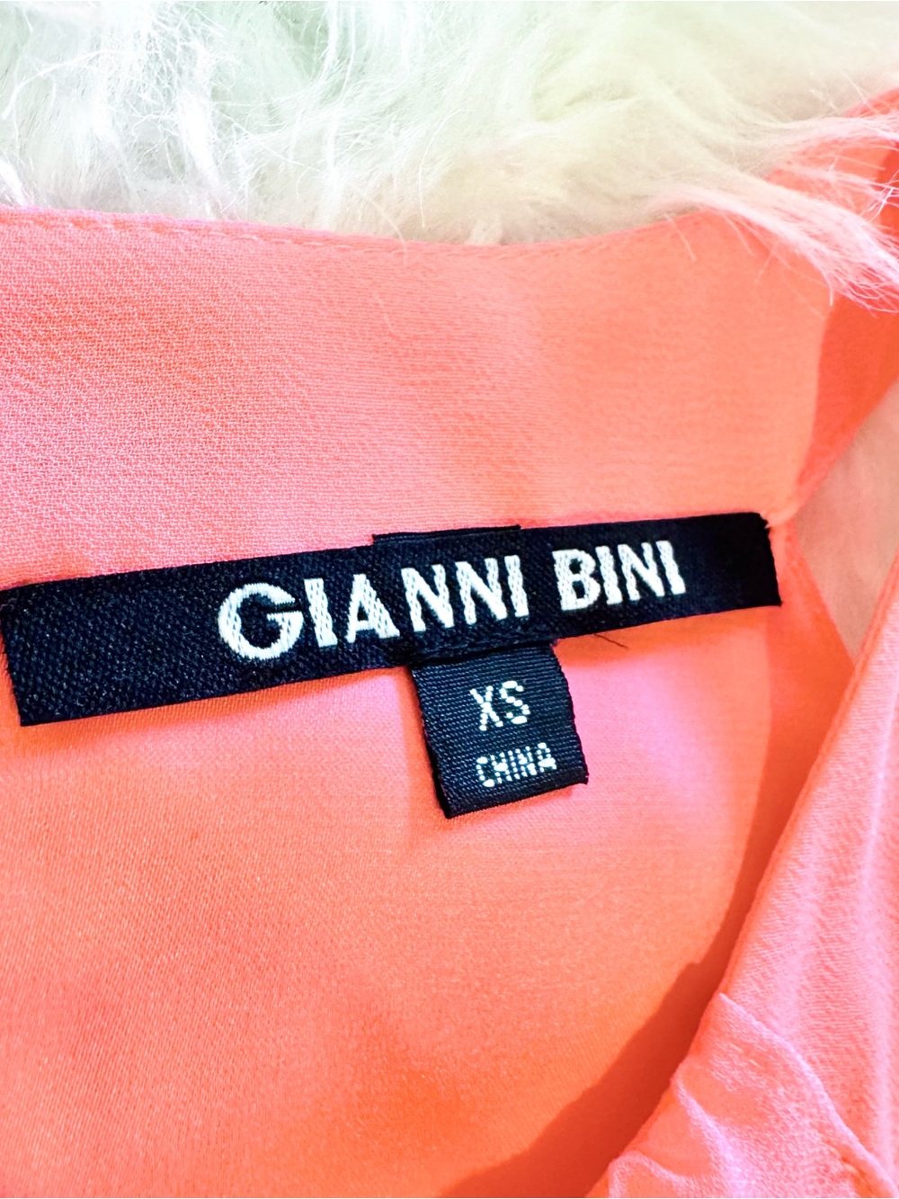 Gianni Bini Coral Halter Cutout Mini Dress XS Neon Pink Fit & Flare NWOT - Picture 7 of 13